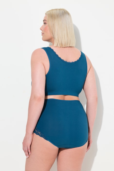 Bellieva-Still-Bustier, Spitze, Biobaumwolle