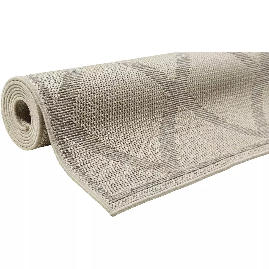 Esprit Outdoorteppich In & Outdoor Sparkle Outdoor (Rhomb) beige grau