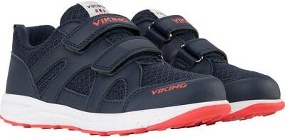 Viking Odda Sneakers, Navy/Rød