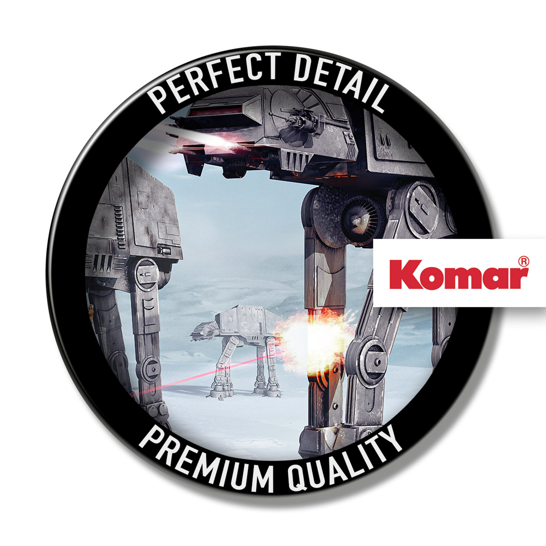 Vlies Fototapete STAR WARS BATTLE OF HOTH - bunt - 400x260 cm