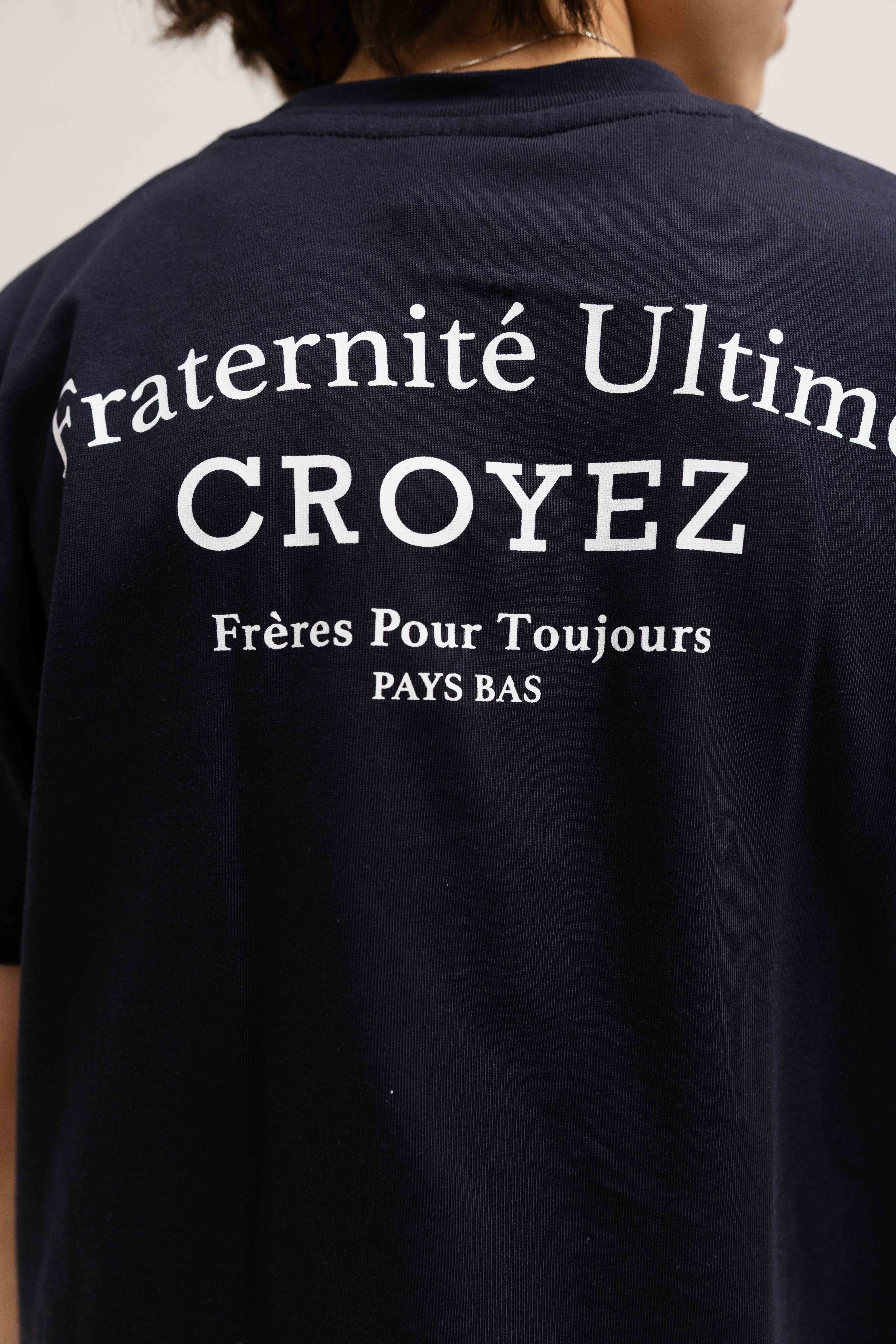 Croyez Mini Fraternité T-Shirt Kids Donkerblauw