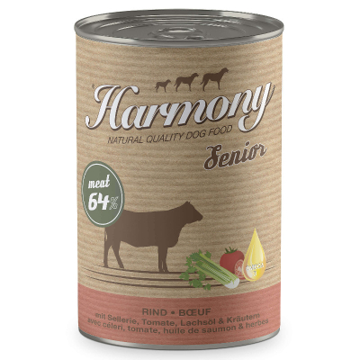 Harmony Dog Natural Nassfutter Senior Rind mit Sellerie