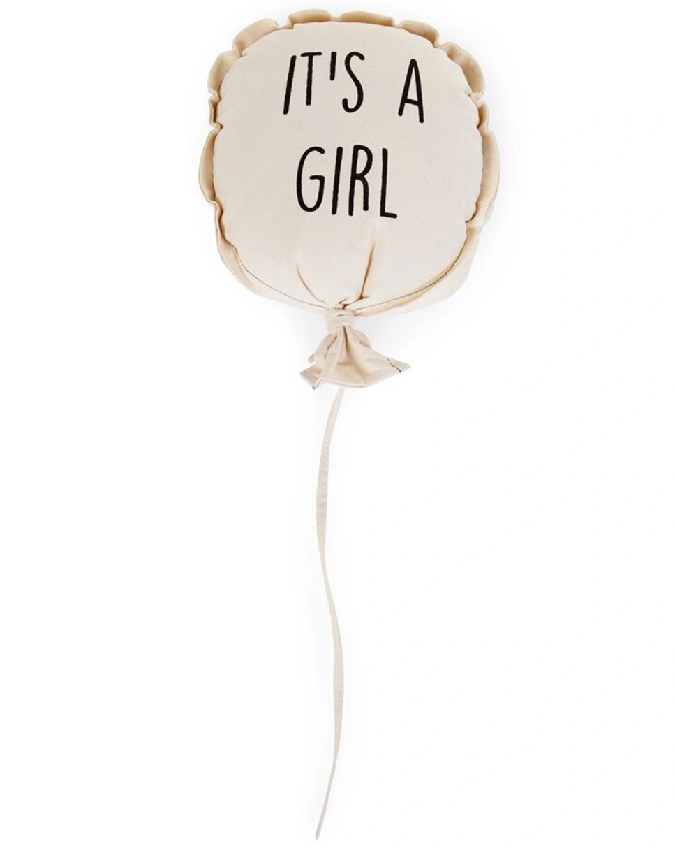 Wanddekoration BALLON GIRL (35x26) in natur