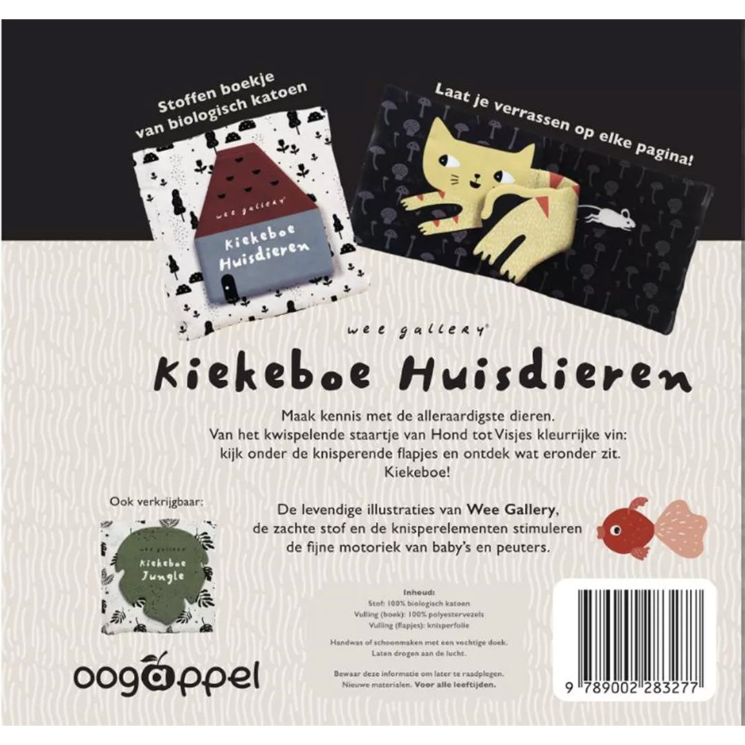 wee gallery knisperboekje kiekeboe - huisdieren