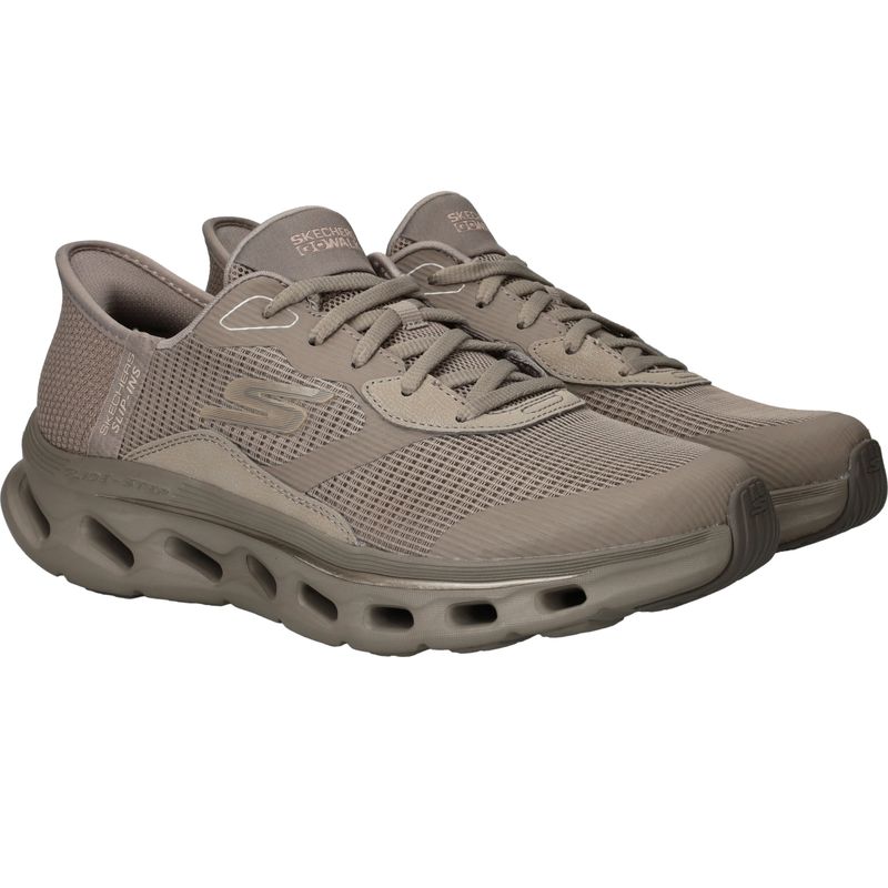 Skechers Slip-Ins Go Walk Glide-Step Sneakers Taupe Dames