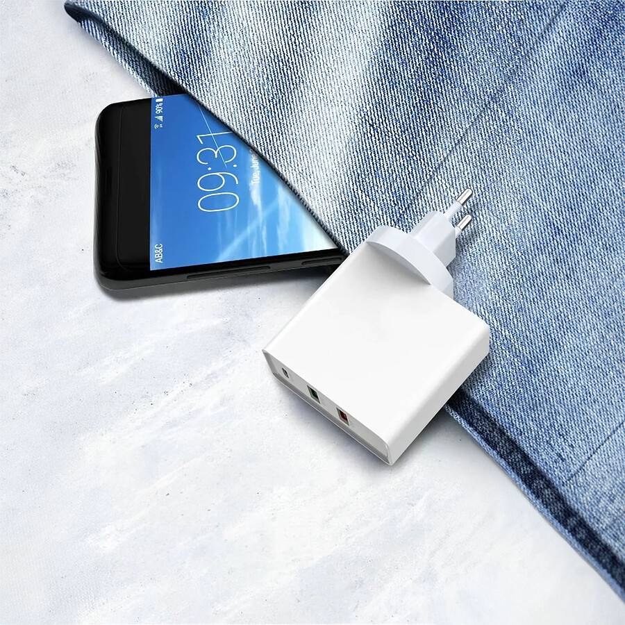 Akashi Chargeur de Voyage 32W Universel 4-en-1