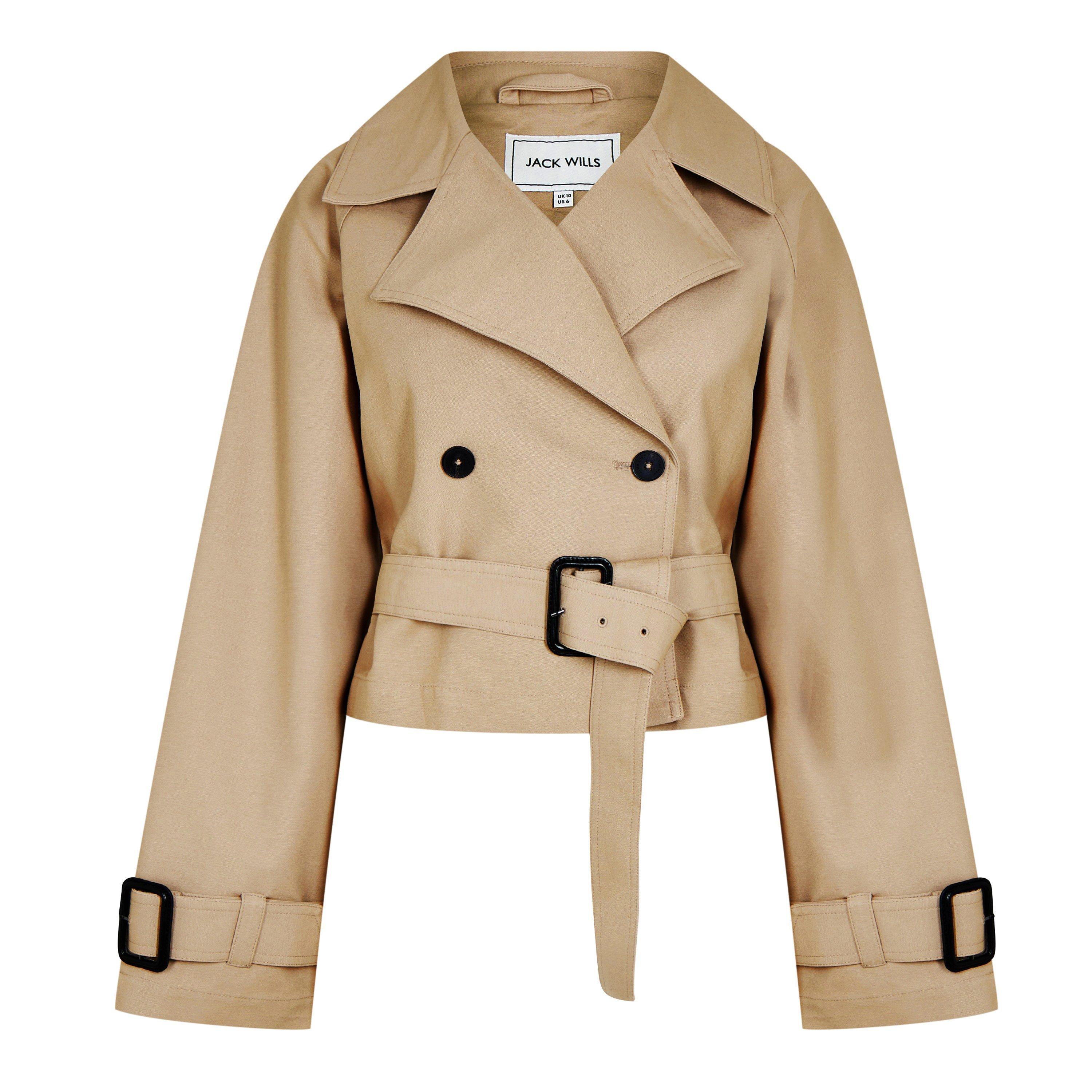 Jack Wills JW Cropped Trench Coat