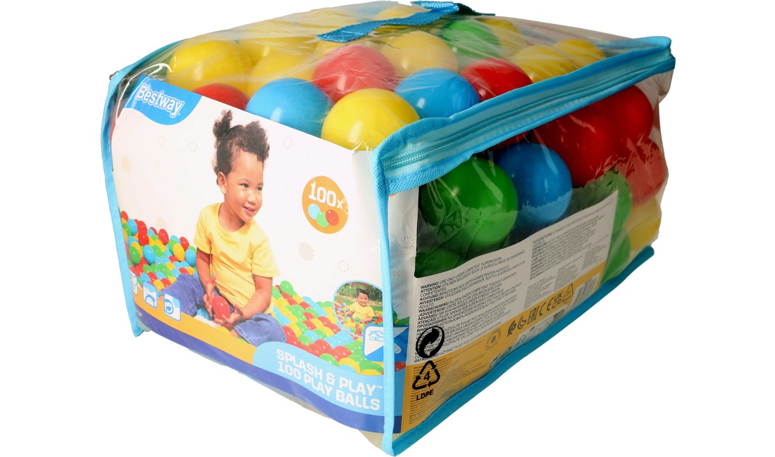 Aktivitetsbolde Splash & Play 100 stk