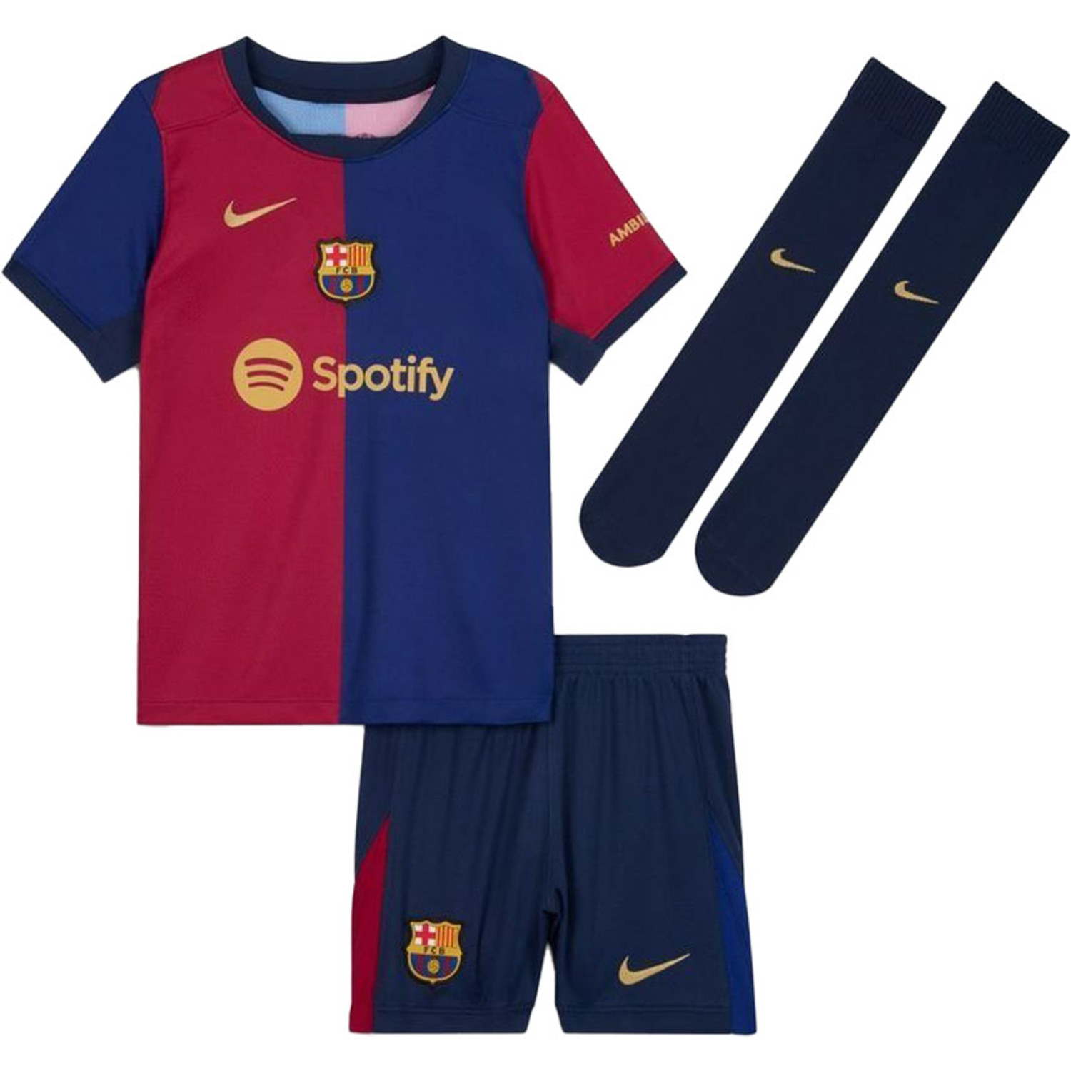 Nike FC Barcelona Thuis Tenue Little Kids