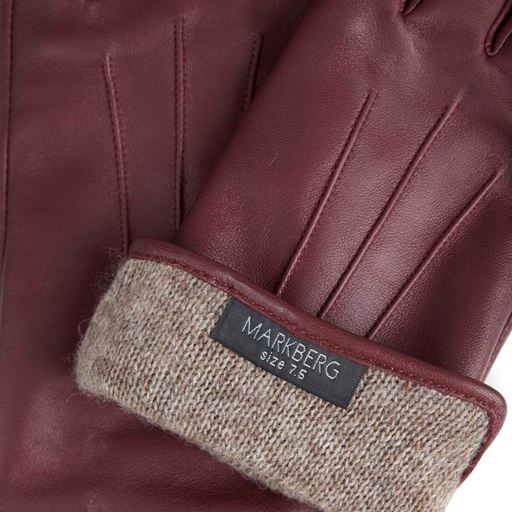 Markberg Carianna Handsker, Burgundy, 8