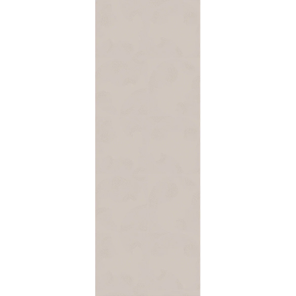 Chemin de table pur coton beige 155X55 Garnier Thiebaut