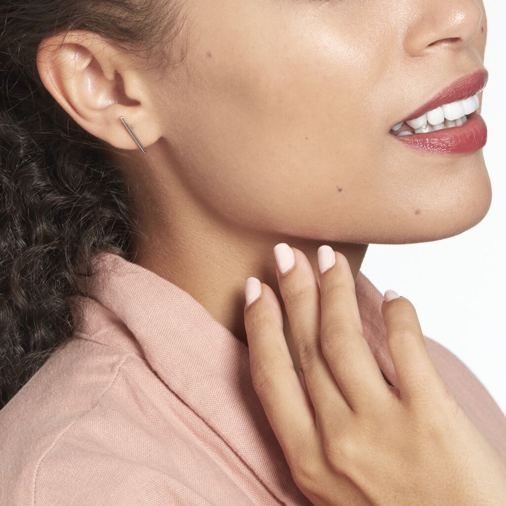 Boucles D'oreilles Puces Nekhbet Argent
