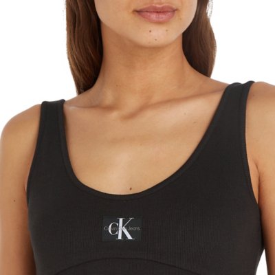 Robe femme Badge Rib Strappy CALVIN KLEIN