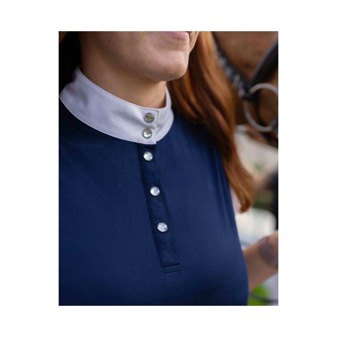 4Riders Turniertop Florenz navy 40 - EU