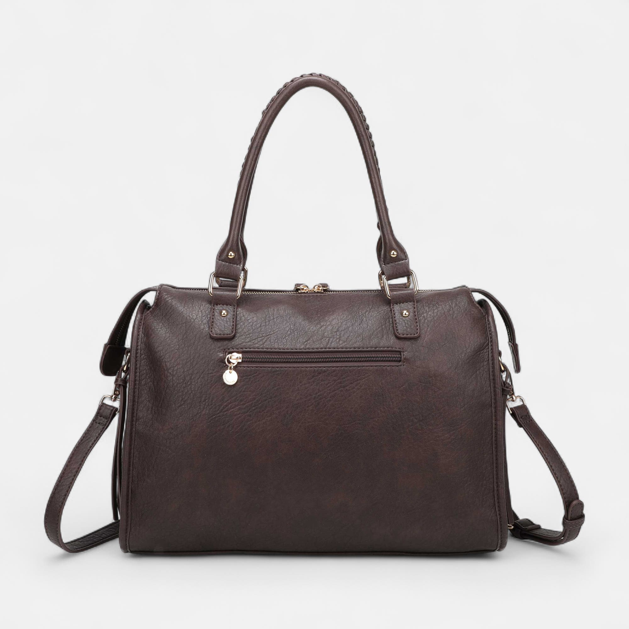 Sac de shopping marron
