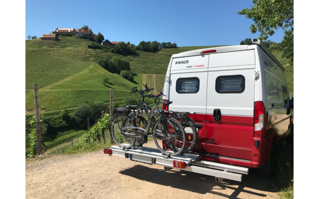 Linnepe Heck Fahrradhalter zu Lastenträger SlidePort / Trigger für 2/3 Fahrräder, E-Bike geeignet