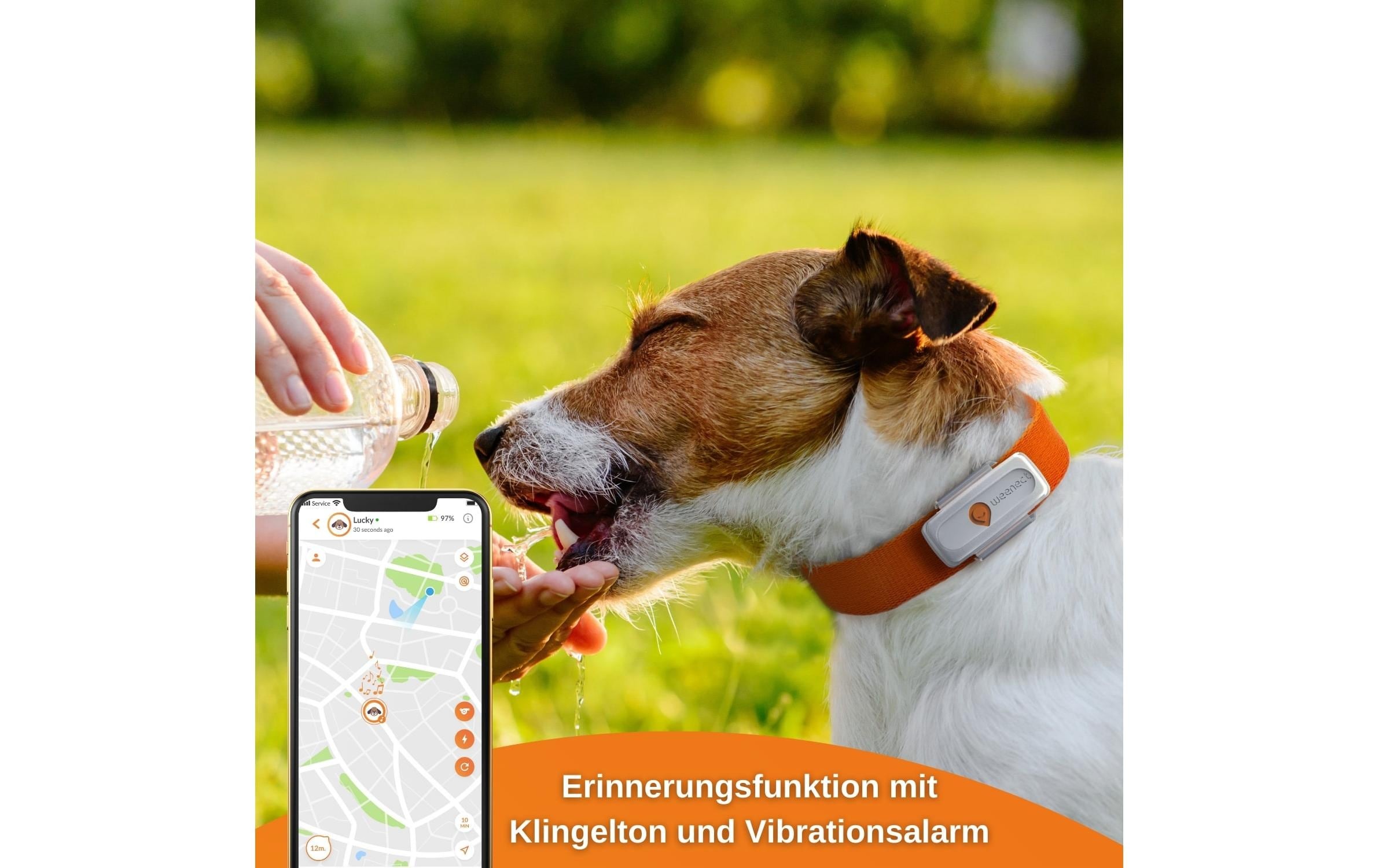 GPS-Tracker »Weenect XS für Hunde Weiss«