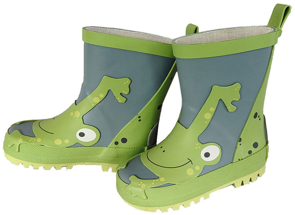 MAXIMO Gummistiefel  mit niedlichem Frosch-Patch