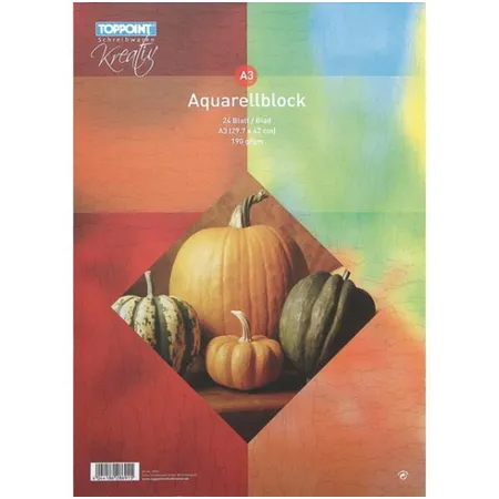 Stylex Aquarellblock, A3, 24 Blatt