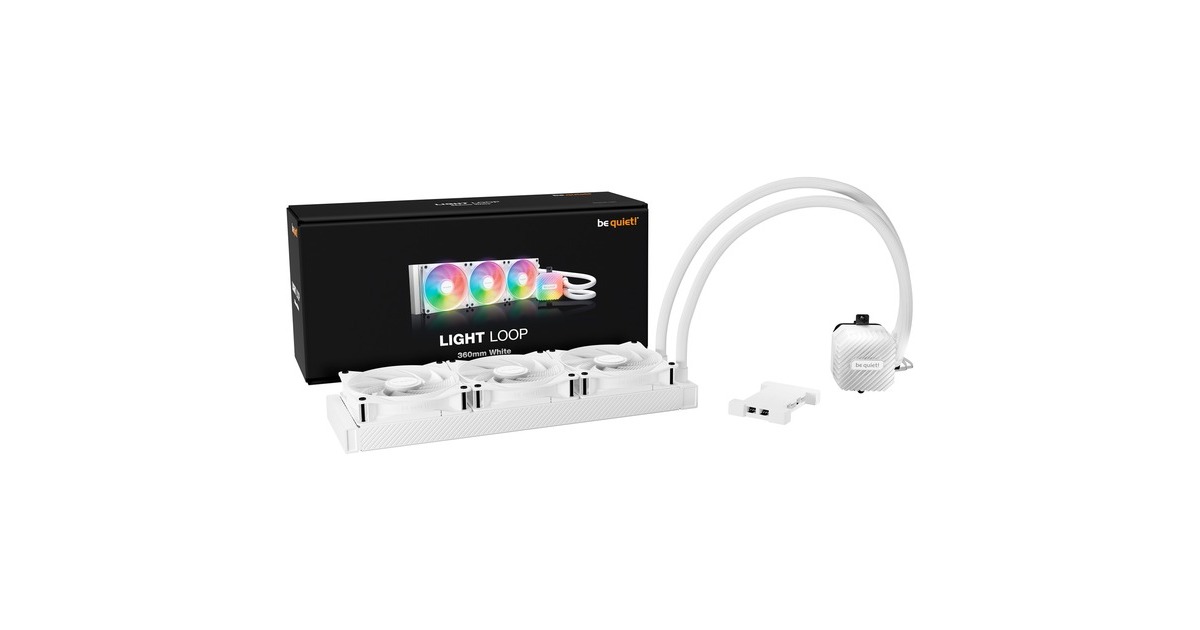 be quiet!Light Loop 360 mm ARGB White waterkoeling  (Wit, 4-pins PWM fan-connector)