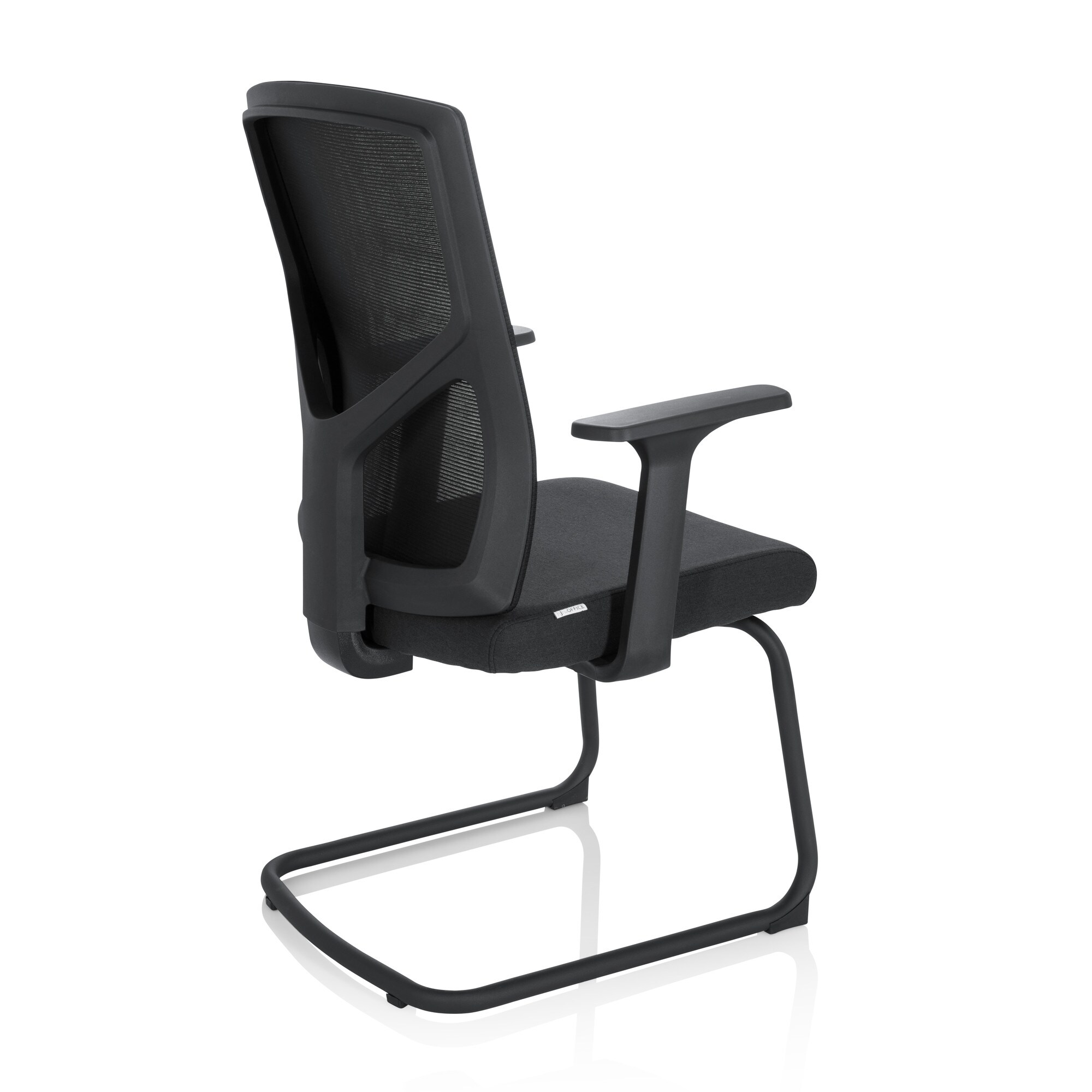 Freischwinger BRETON V B Stoff/Netzstoff mit Armlehnen hjh OFFICE