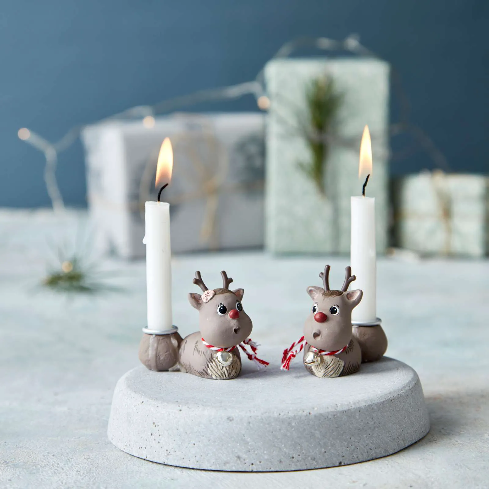 Klarborg Lysestager - Rudolf & Smukke