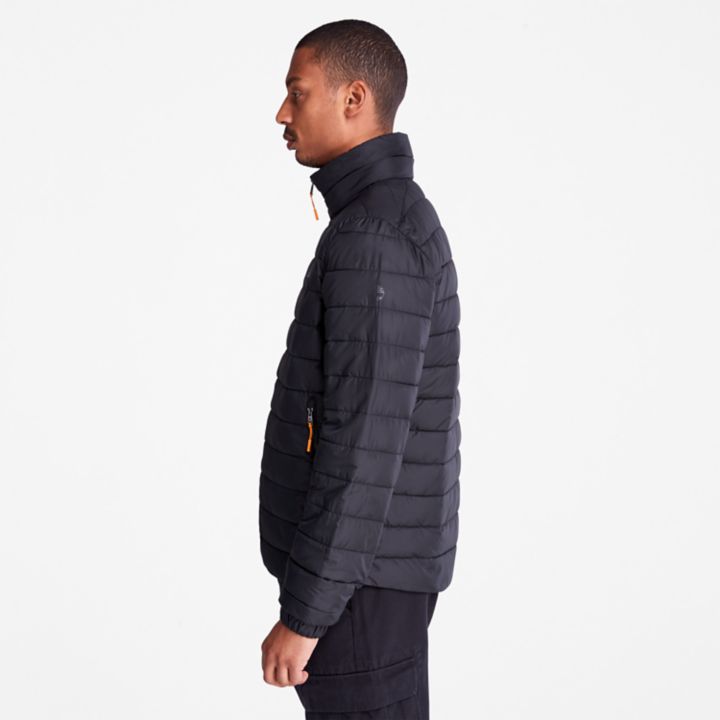 Jaqueta acolchoada Axis Peak masculina na cor preta.