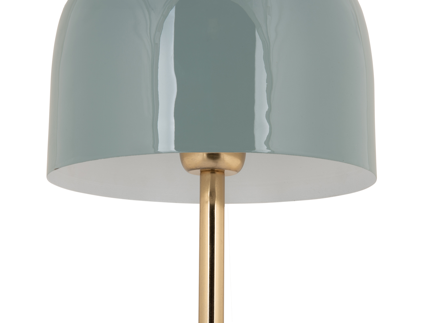 Table lamp Manta enamel misty blue