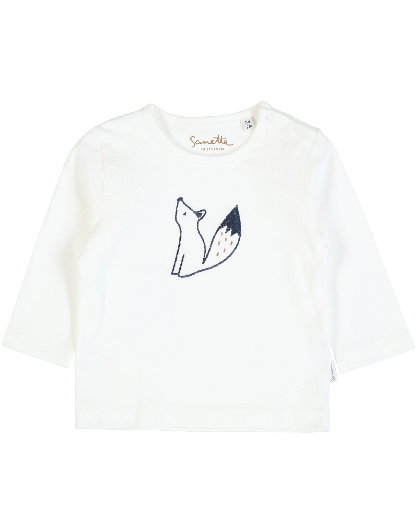 Langarmshirt ZORRO BABY in weiß