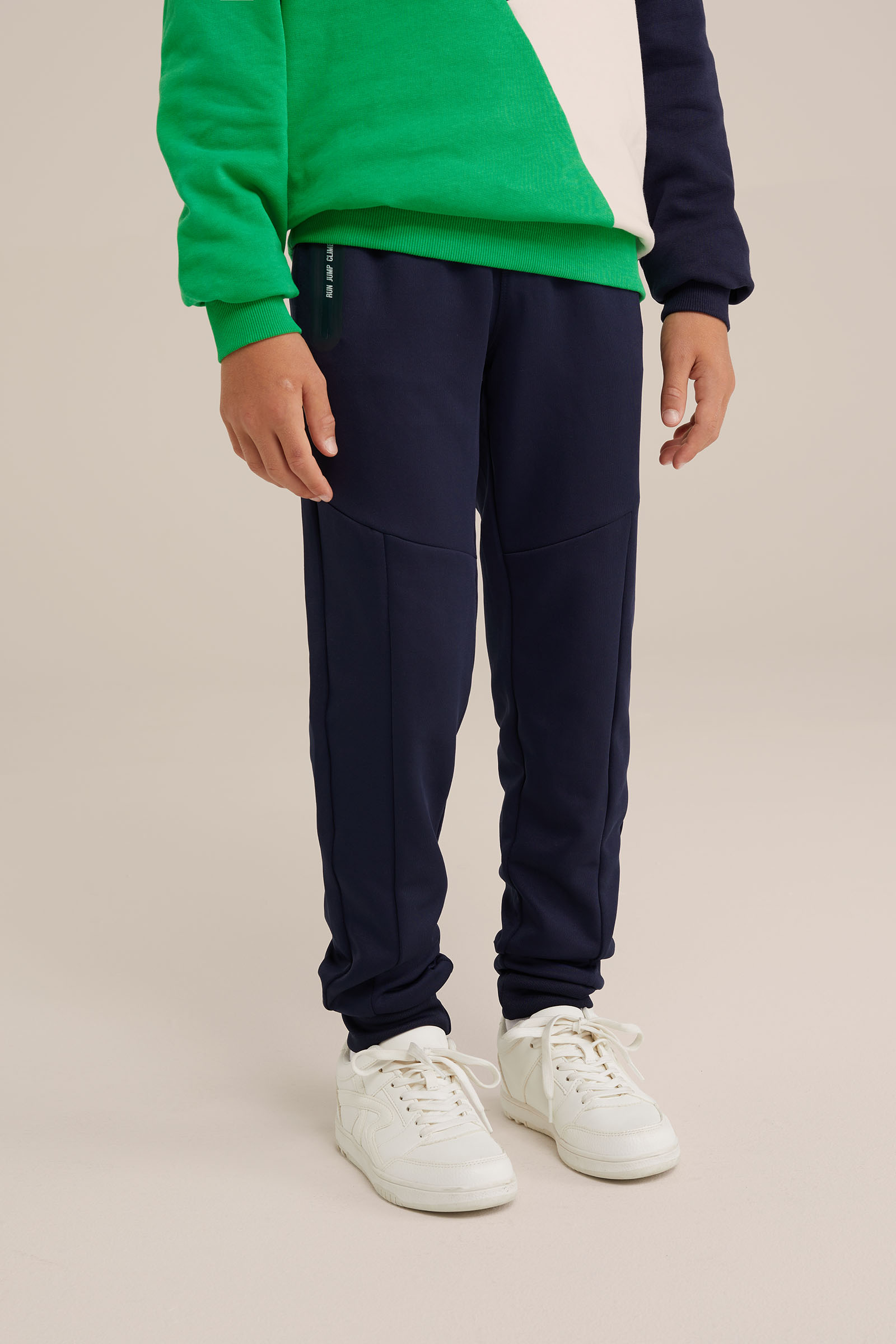 Jongens technical sweat joggingbroek WE Fashion Donkerblauw