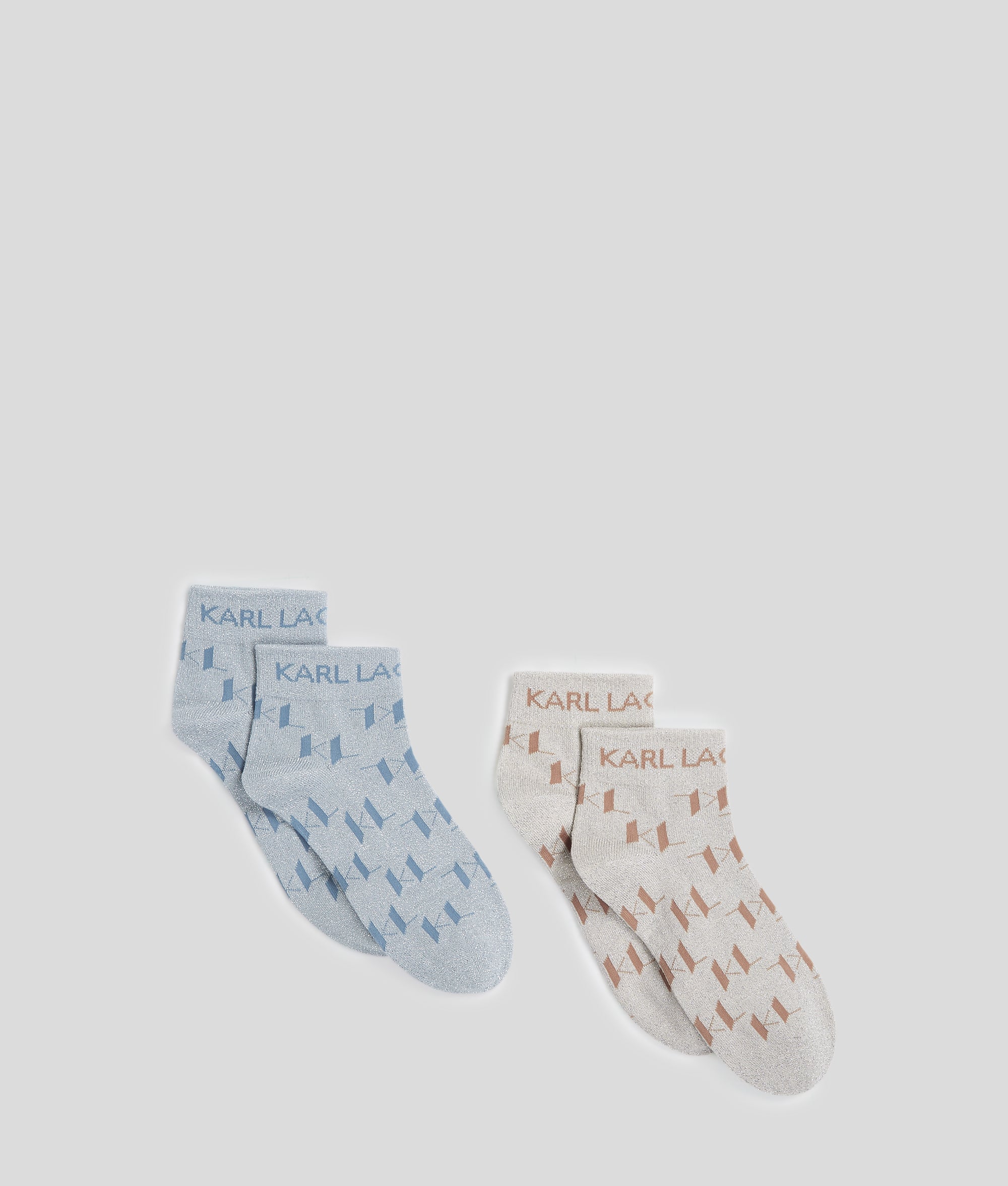 K/Monogram korte sokken - 2-pack