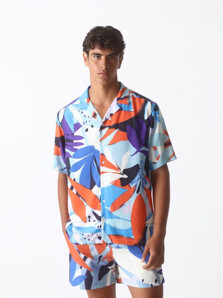 Camisa Resort - Azul Claro