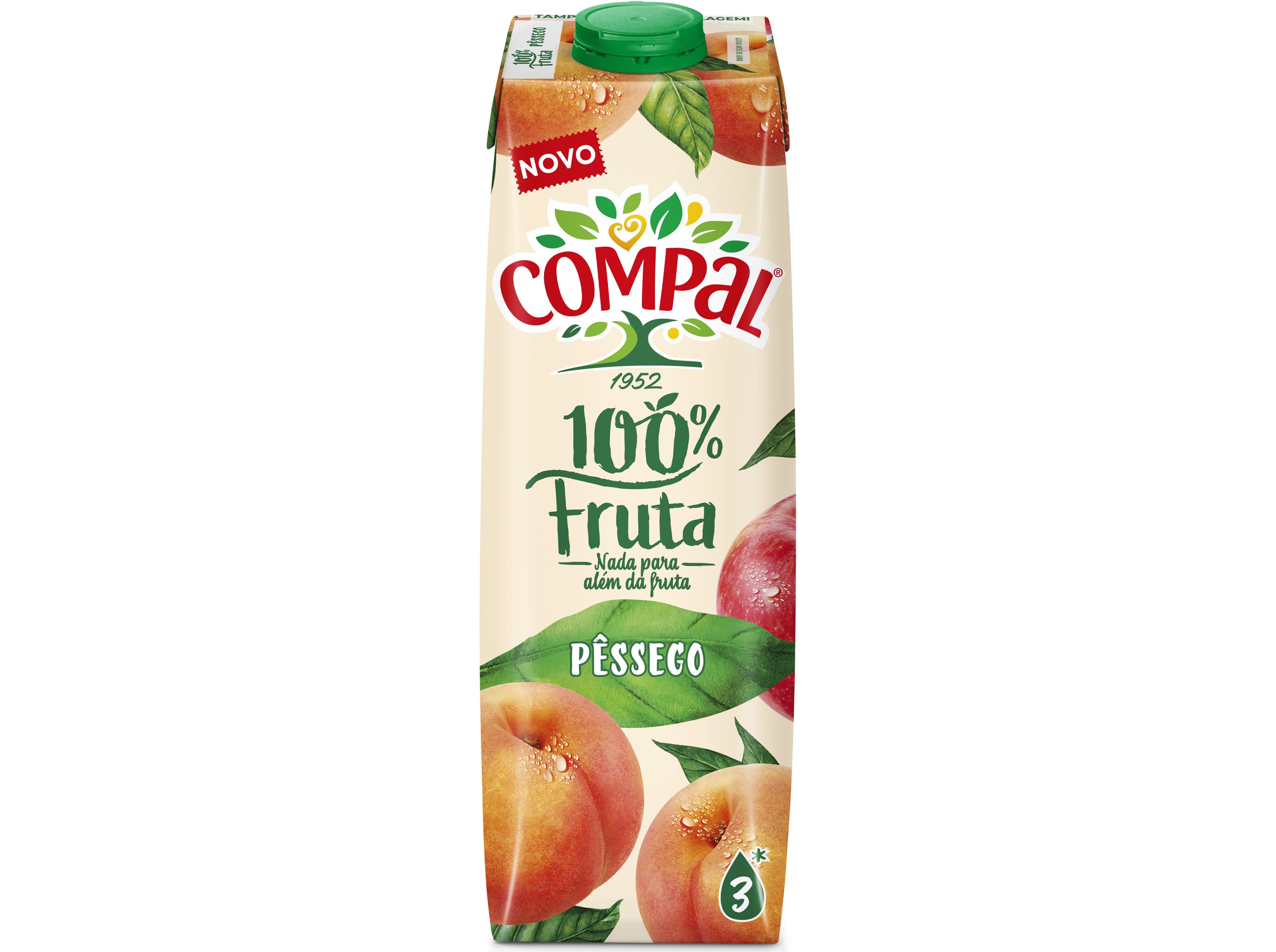 SUMO COMPAL 100% PÊSSEGO 1L