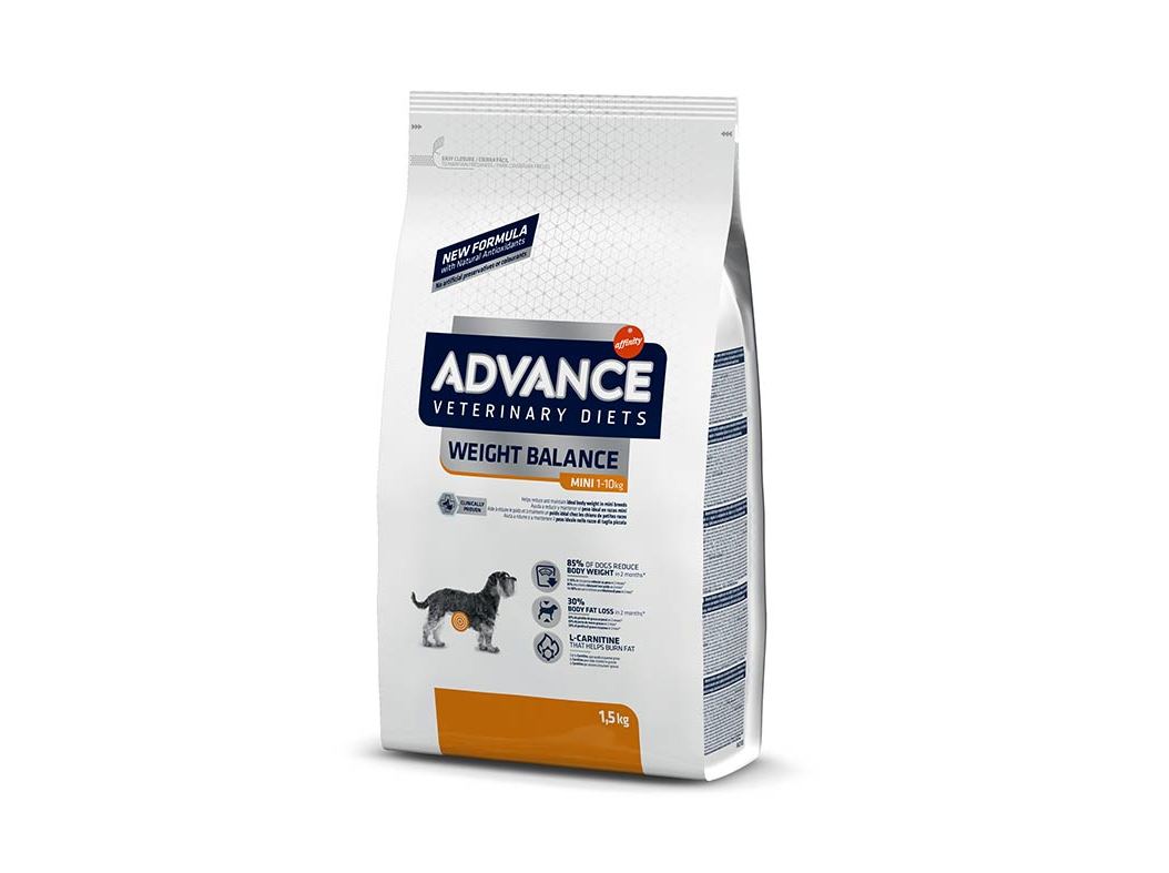 RAÇÃO VETERINÁRIA CÃO ADVANCE WEIGHT BALANCE 1.5 KG