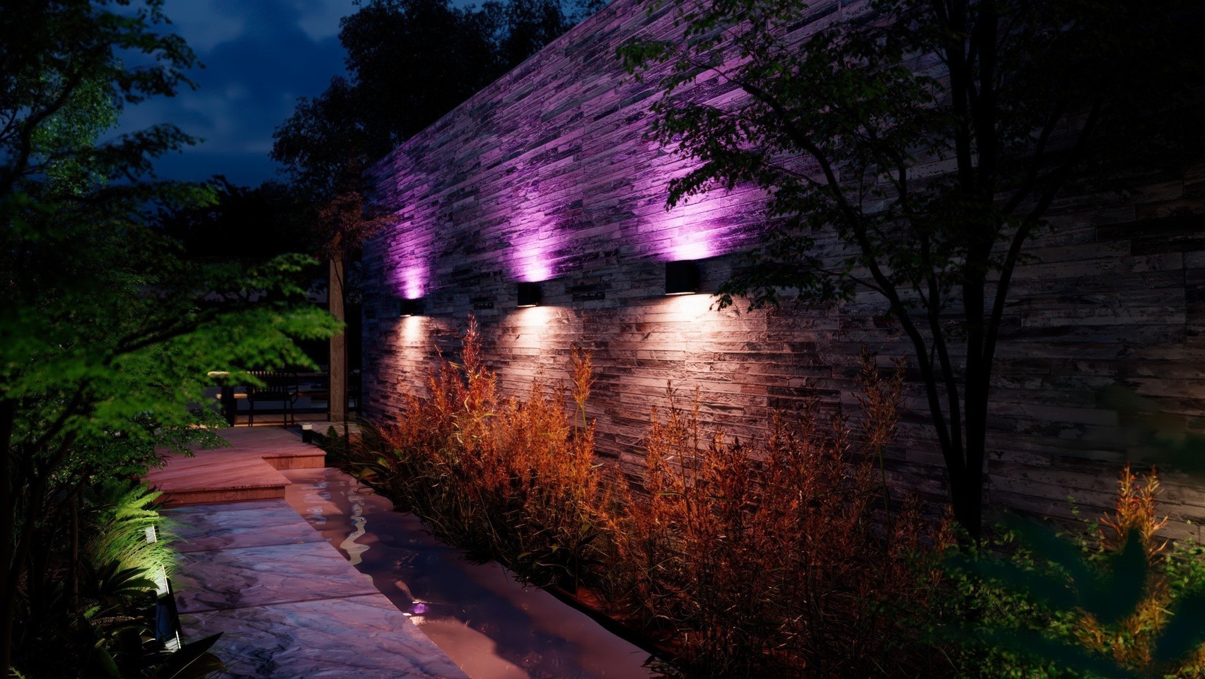 Philips Hue - 4xDymera Væglampe - White & Colour Ambiance - Bundle