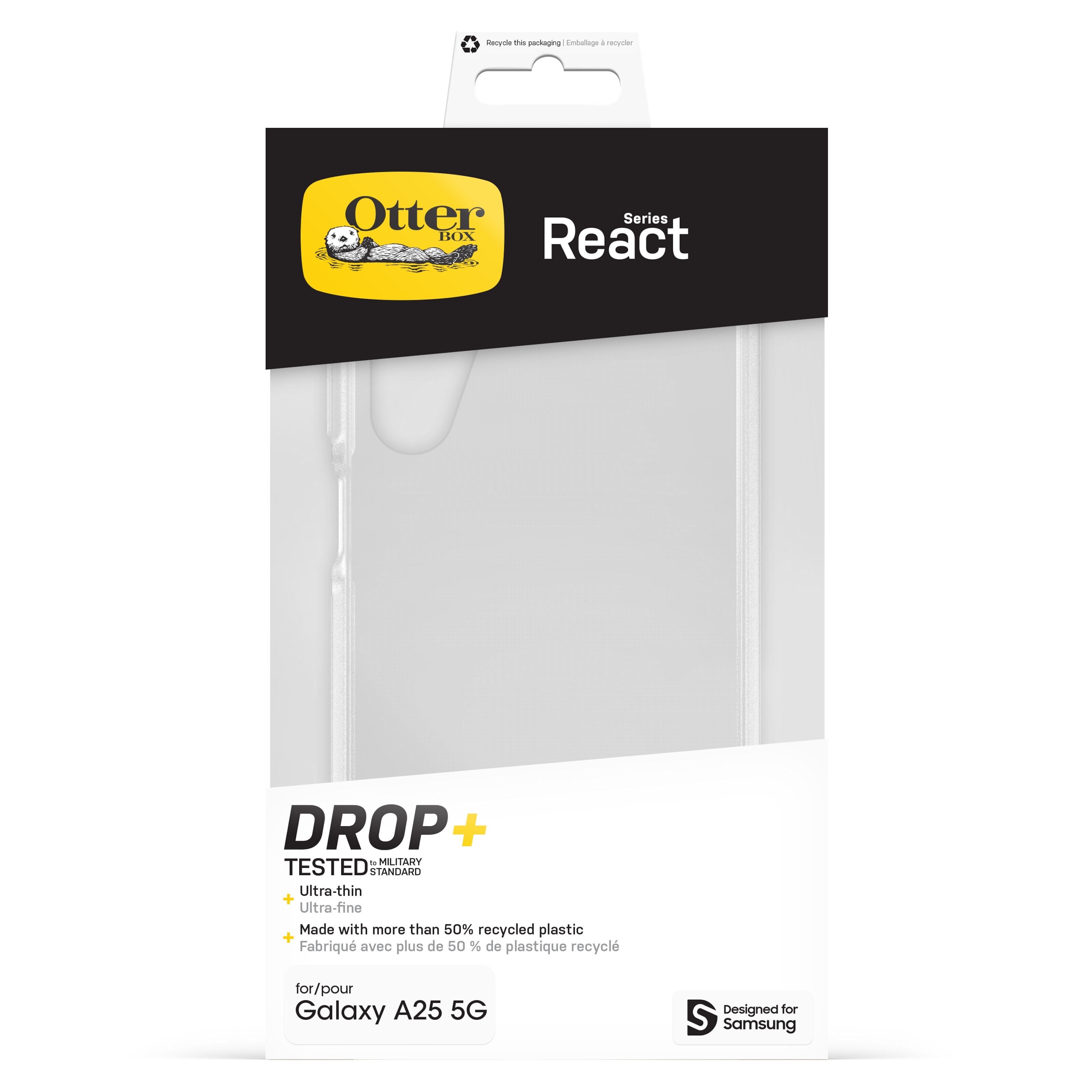 Otterbox React Etui for Galaxy A25 5G - Transparent