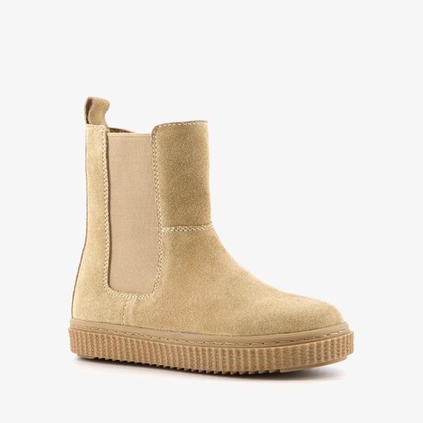 Groot leren meisjes chelsea boots