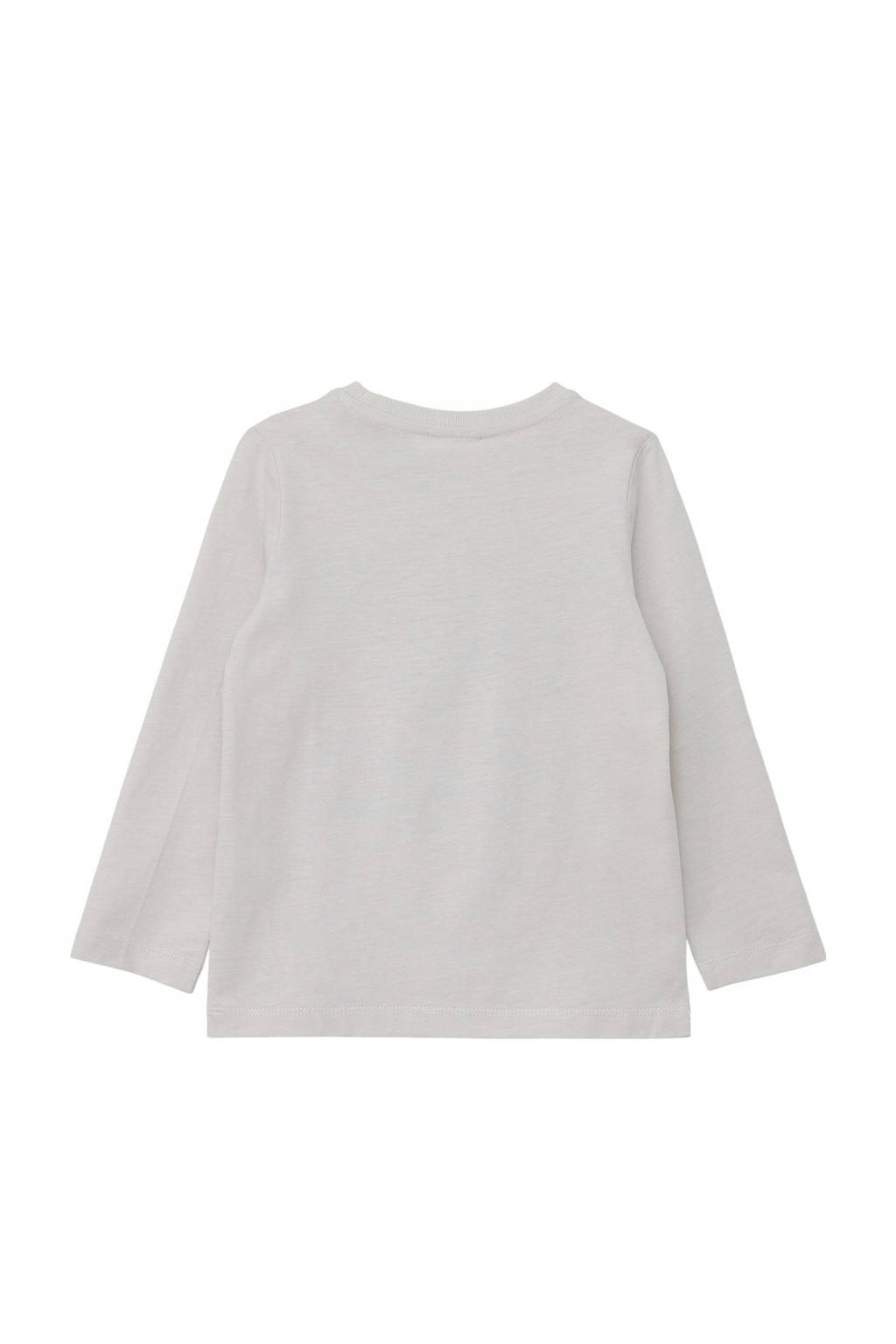 s.Oliver longsleeve met printopdruk ecru