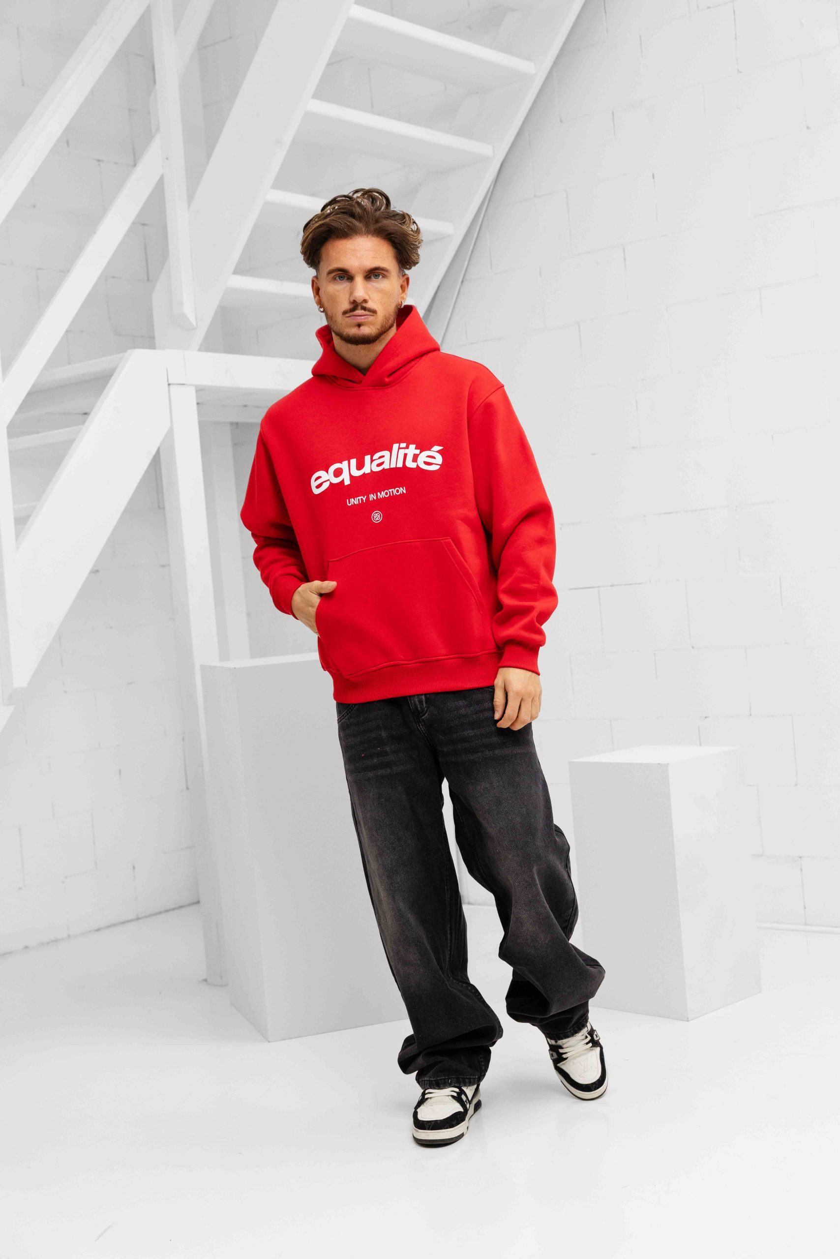 Equalité Celeste Hoodie Heren Rood