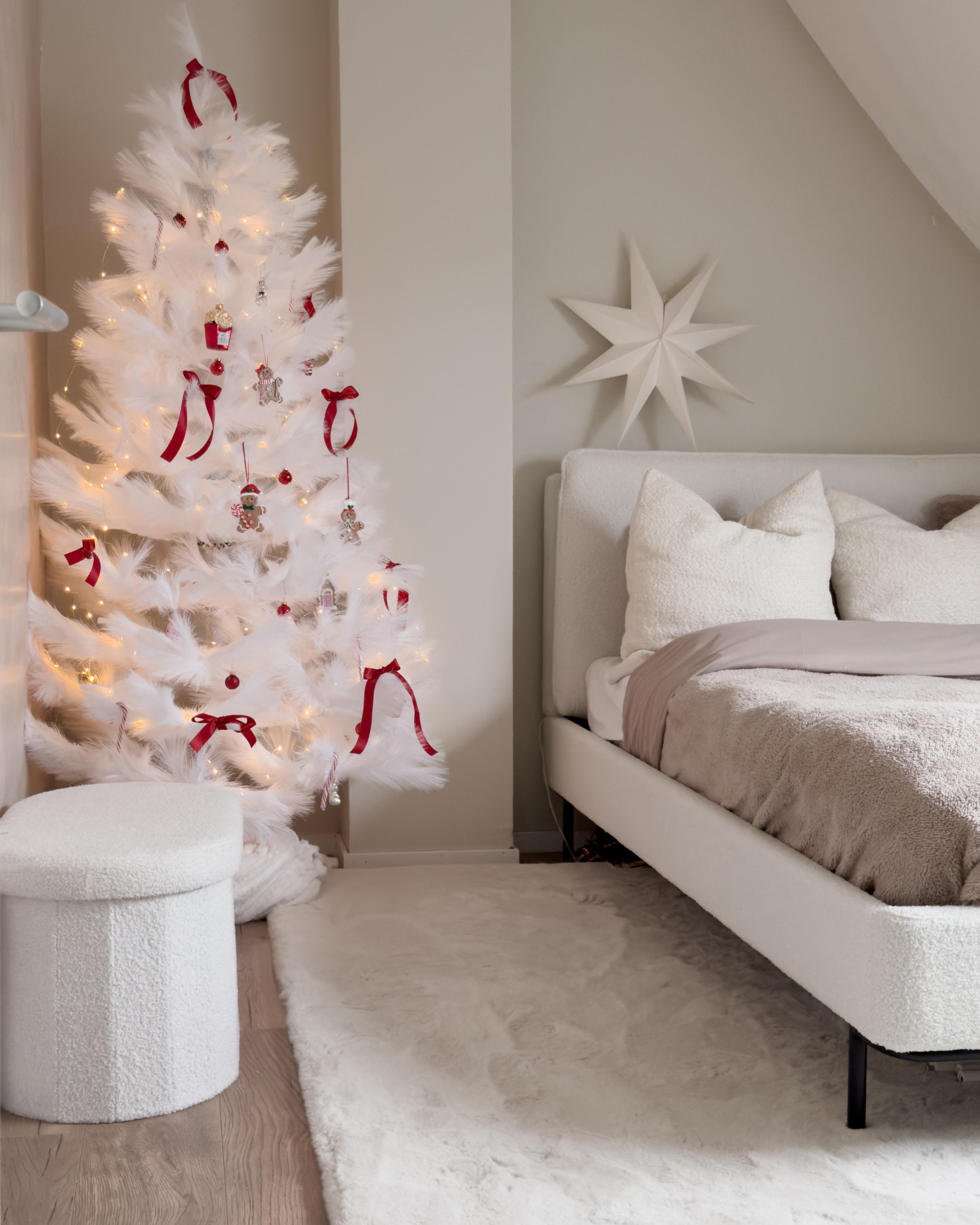 Kunstkerstboom TALBOT 180 cm Wit
