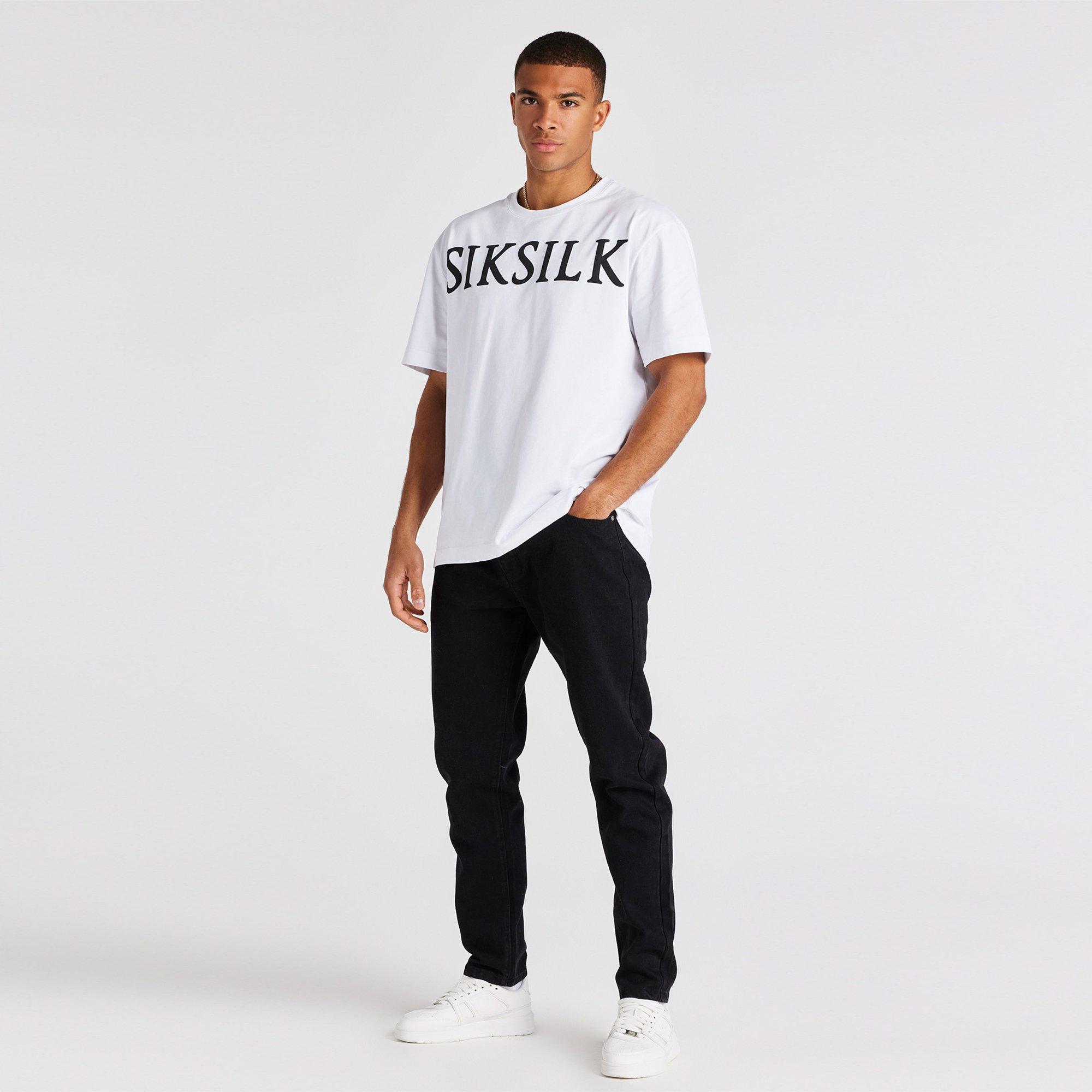SikSilk Straight Legged Jeans Mens