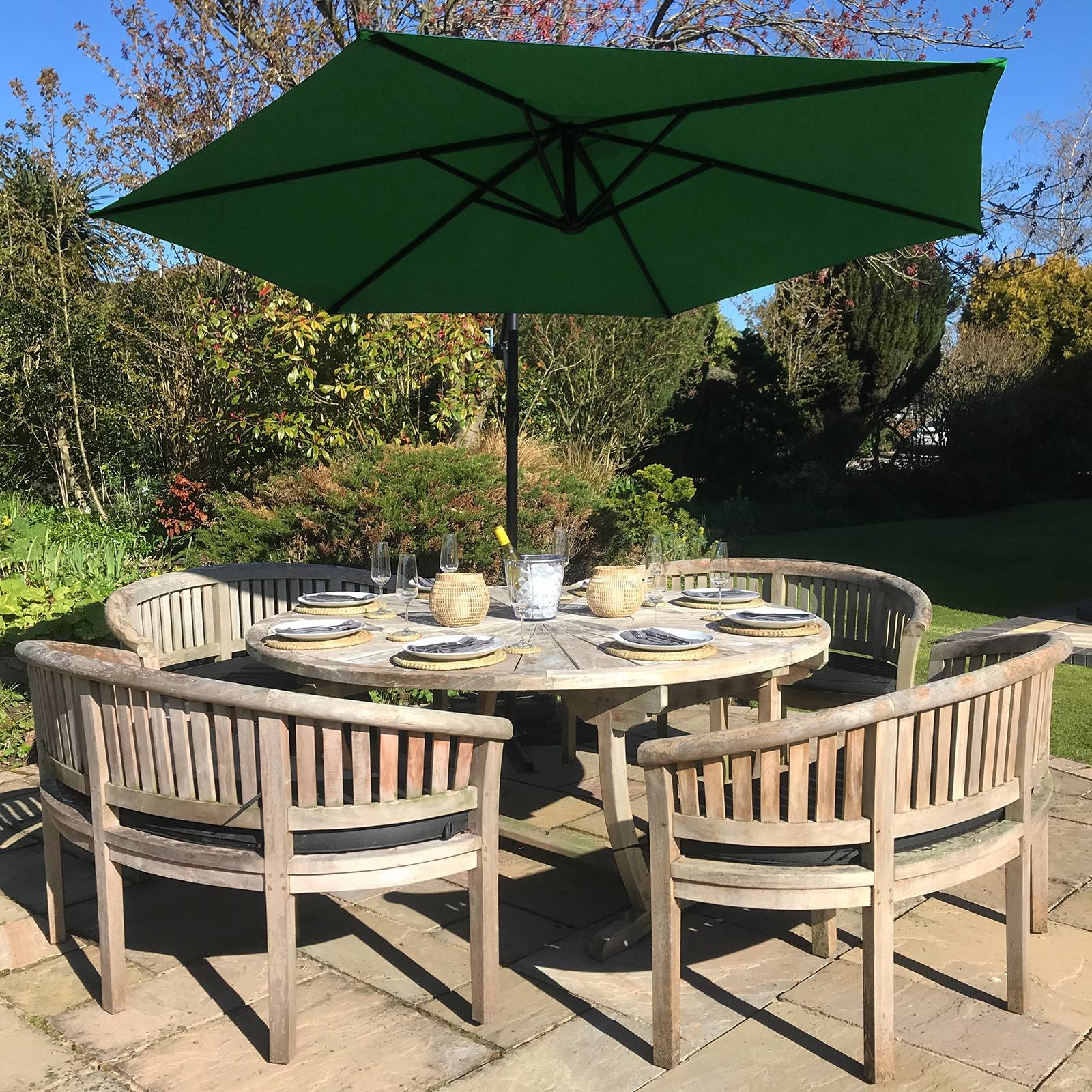 Monstershop 300 zweefparasol - Green
