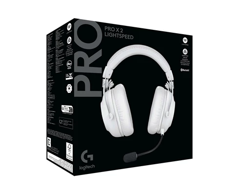 Logitech PRO X 2 LIGHTSPEED Wireless Gaming Headset - White