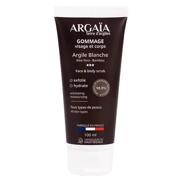 Esfoliante facial e corporal Argaïa 100ml
