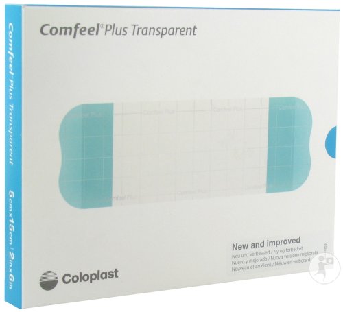 Coloplast Comfeel Plus Plaque Transparente Post-Opératoire 5x15cm Pièces 5 (3547)