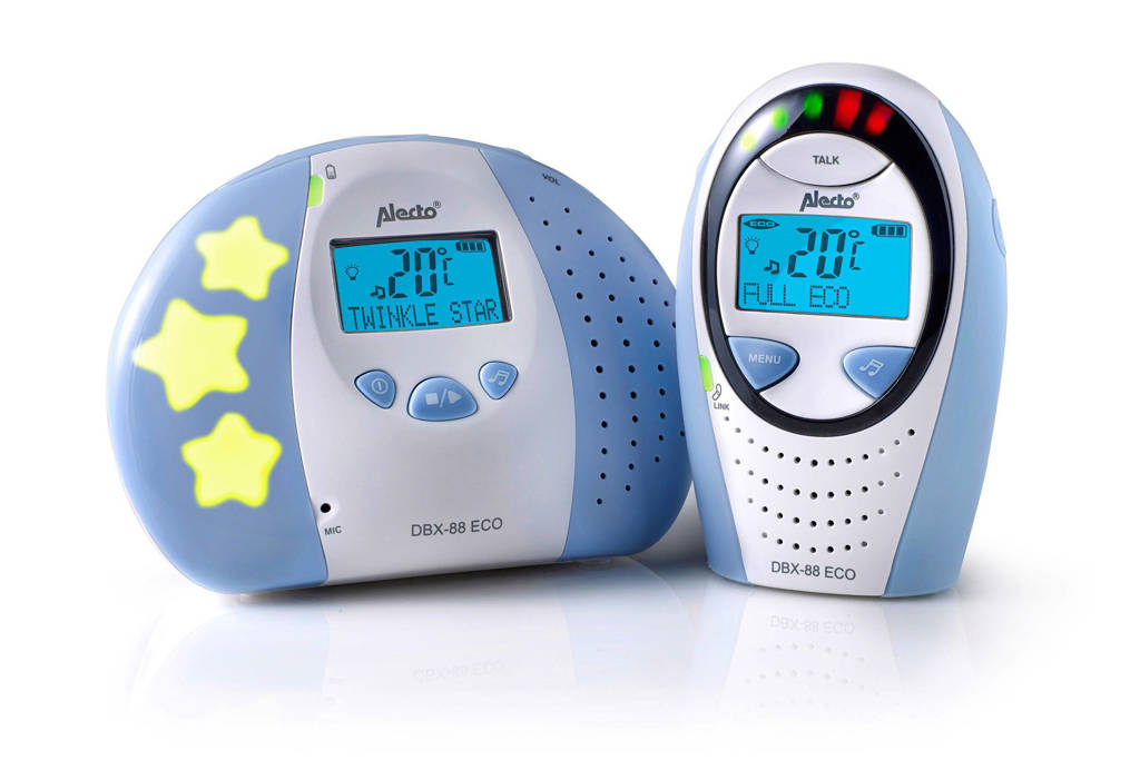 babyfoon die doet wat hij moet doenDBX-88 eco DECT babyfoon met display