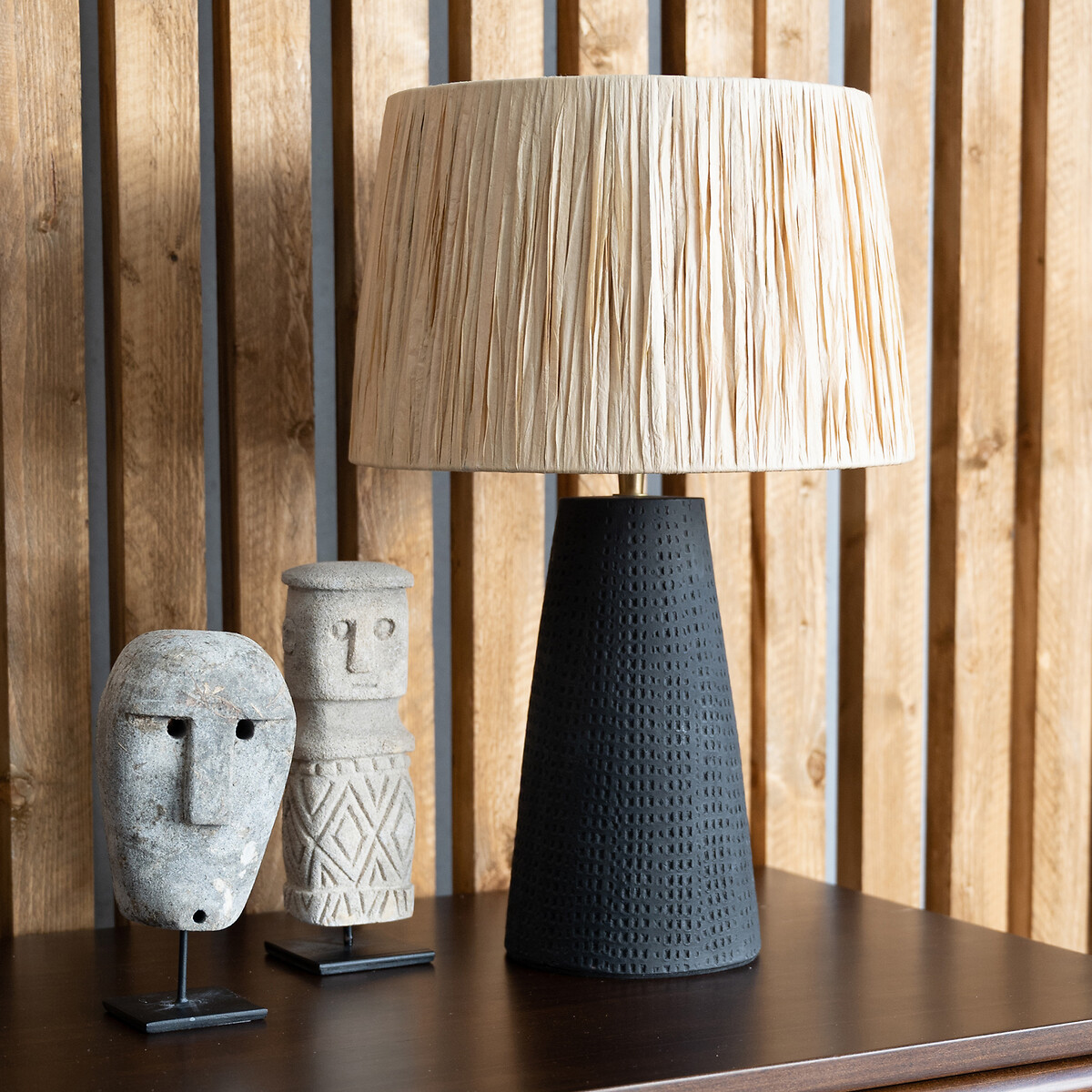 LA REDOUTE INTERIEURS<br>Estatueta de pedra Alt.19,5 cm, Gaya