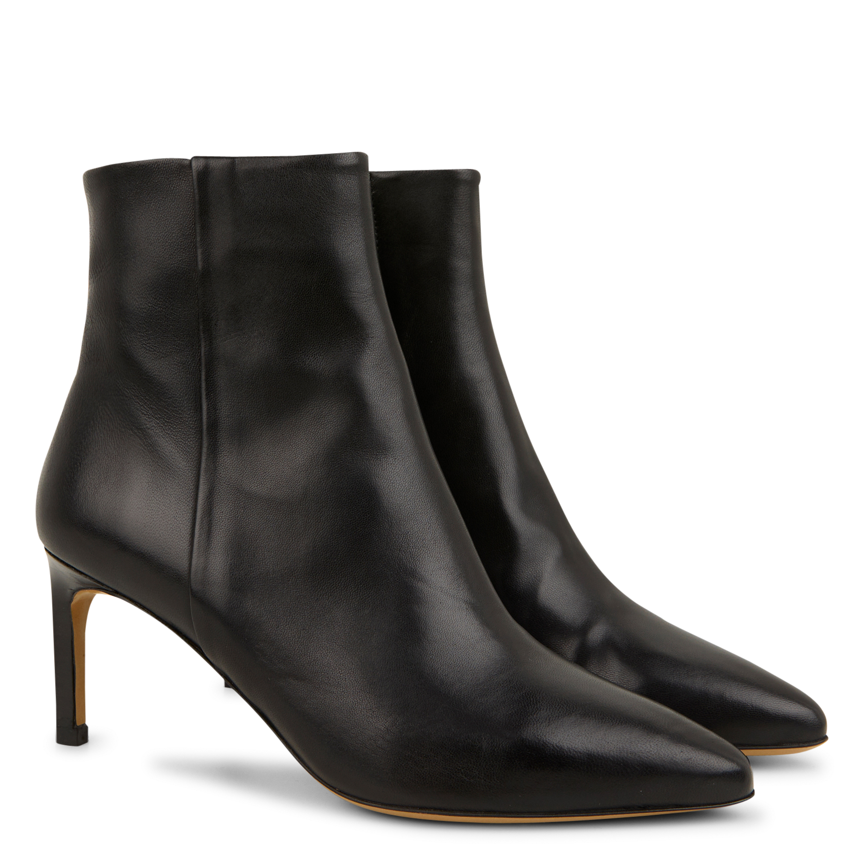 N°720 - Bottines en cuir | Noir