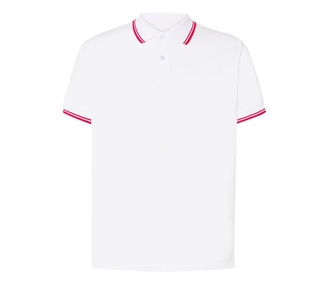 JHK JK205 - Polo homme contrasté
