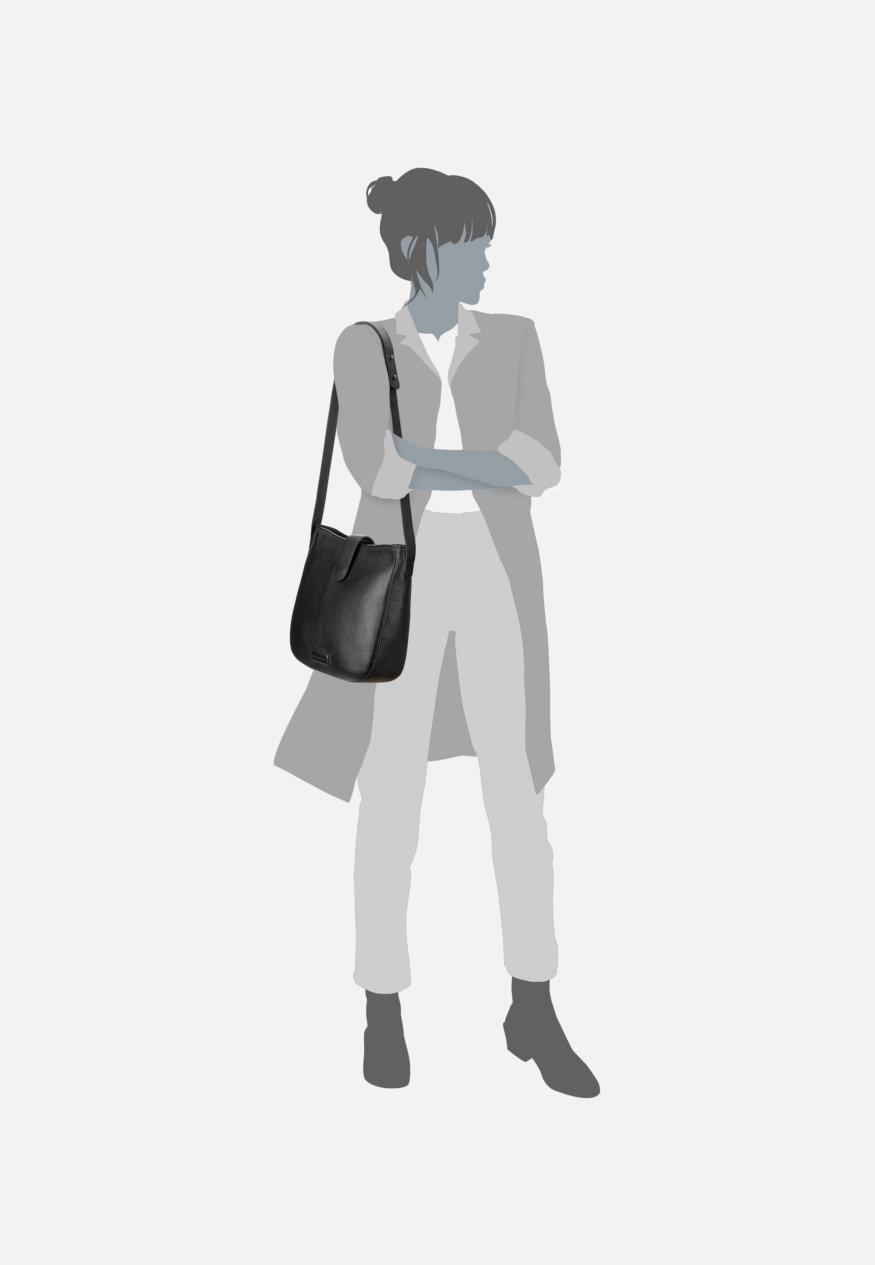 Elsa Ladies Bag II Schwarz - Beuteltasche